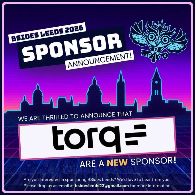 sponsor card for torq