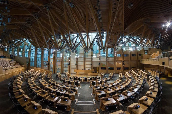 Image of Scottish Parliament chambers