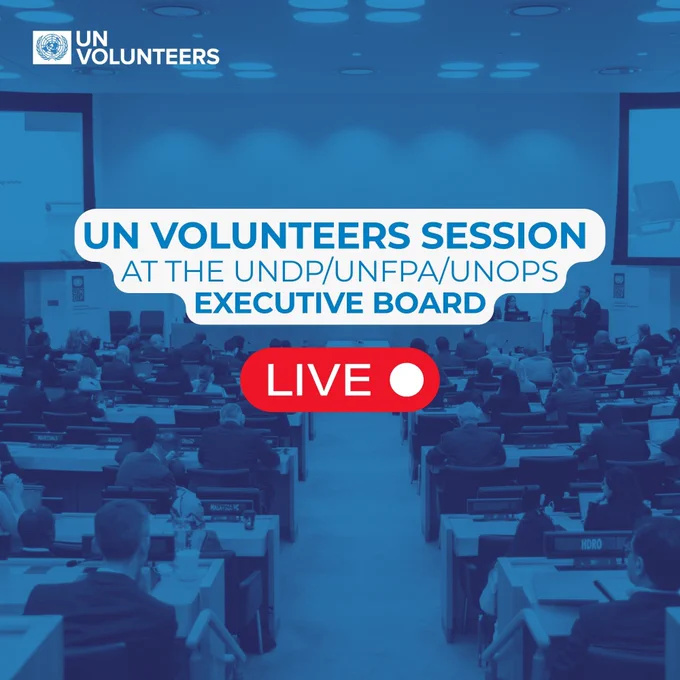 UN Volunteers session at the UNDP/UNFPA/UNOPS Executive Board 