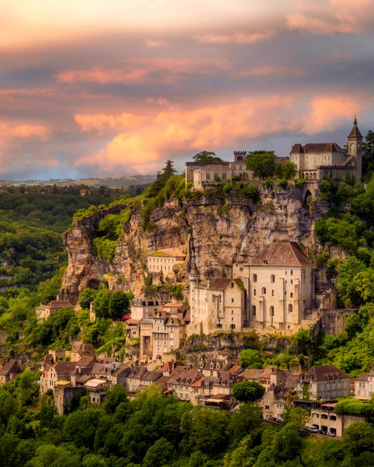Rocamadour has been a major pilgrimage site for centuries and is currently classified as a UNESCO World Heritage Site