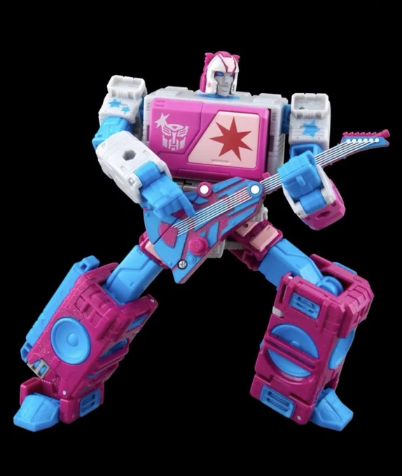 jem x transformers blaster with guitar