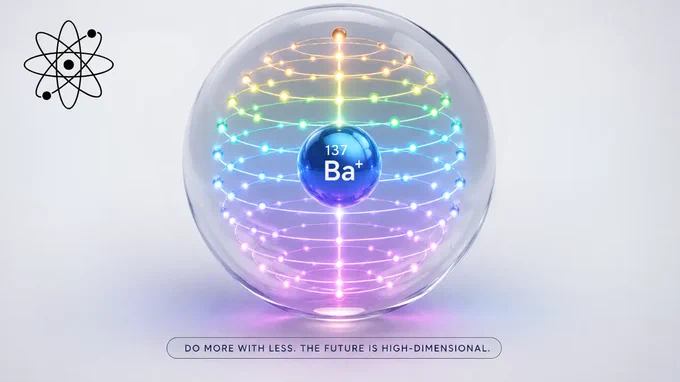 The Institute for Quantum Computing (IQC) and Department of Physics and Astronomy at the University of Waterloo showing a significant increase in quantum hardware efficiency. Under the direction of Pei Jiang Low, Nicholas C. F. Zutt, Gaurav A. Tathed, and Crystal Senko, the group has effectively created a 25-dimensional qudit by operating a quantum processor with 25 internal energy levels of a single Barium-137 (137Ba ) ion.

The Quantum Computing Scaling Crisis
The qubit, the quantum counterpart of a classical bit, has been the foundation of conventional quantum computing for many years. A qubit may exist in a superposition of both 0 and 1, whereas a conventional bit can only exist as one. However, there is a “substantial scientific and technological challenge” in scaling these devices to the thousands or millions of qubits needed for real-world applications.