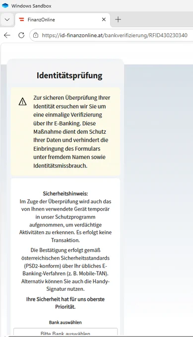 Screenshot von einer Phishing-SMS und Webseite - Details auf https://www.pcsfueralle.at/aktuelles/achtung-fake-sms-betrueger-imitieren-das-oesterreichische-finanzamt-360 Verein PCs für alle