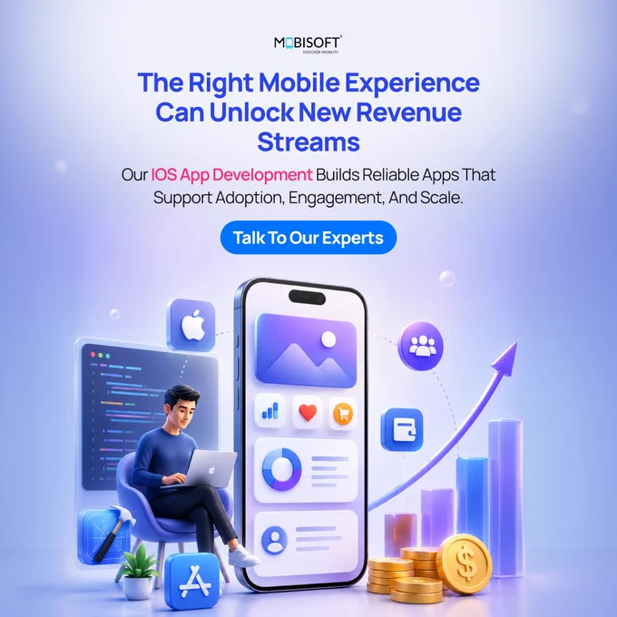 Custom iOS app development services by Mobisoft Infotech