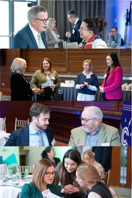 Collage of four photographs featuring delegates at the 2025 conference - this year's event is on Thursday 17 September.