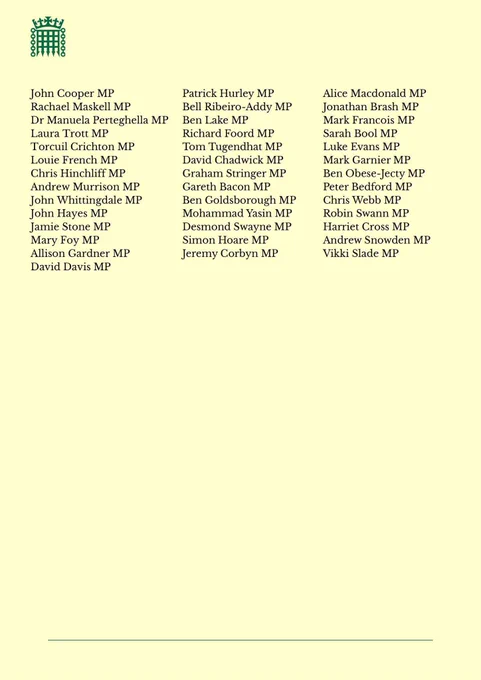 3rd page of the letter to Lloyds Bank with signatures