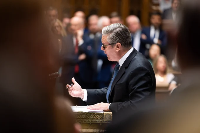 Image of Keir Starmer in the Commons Chamber