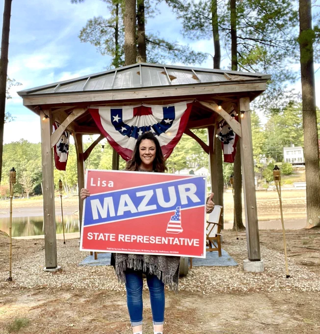 Taken on the first day of my first State Rep run in 2022!