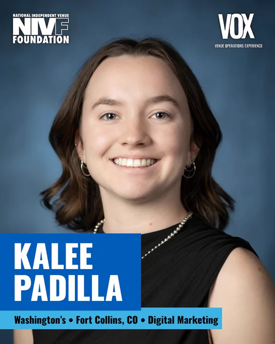 A professional portrait of a smiling person with text overlay promoting digital marketing experience in Fort Collins, CO. The image includes organizational logos and contact information.