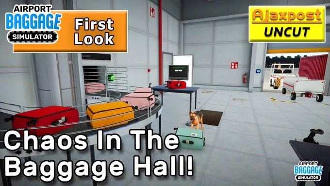 Airport Baggage Simulator First Look Lets Play Video Thumbnail
Subtitle: Chaos In The Baggage Hall!