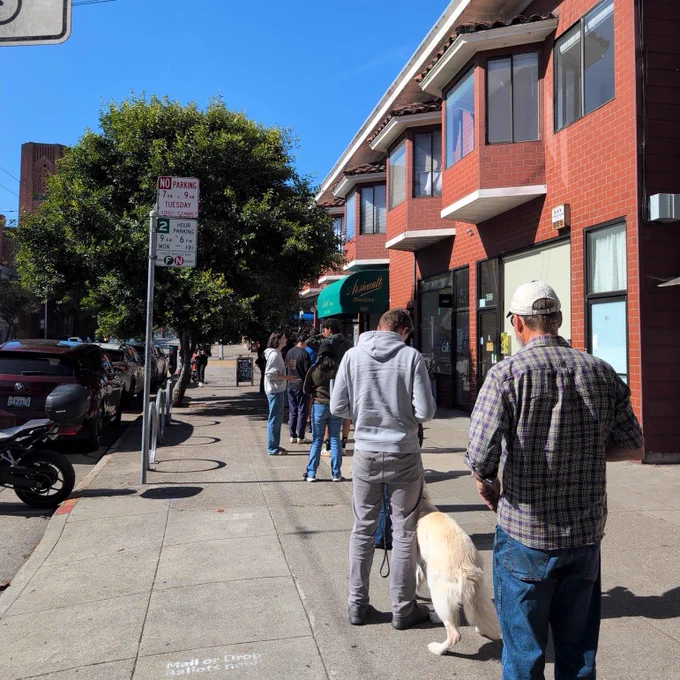 sunny line for a bakery