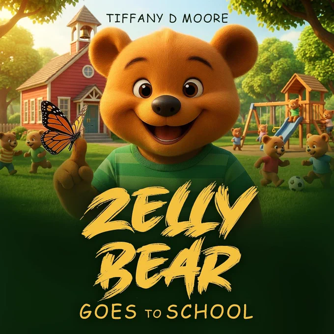 FREE Kindle ebook - ZELLY BEAR GOES TO SCHOOL, by TIFFANY D MOORE
