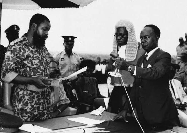 Gen. Chukwuemeka Ojukwu and Sir Louis Mbanefo. 