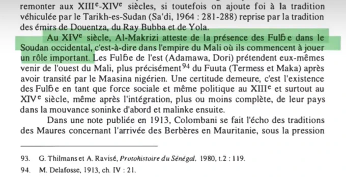 📚1ère hégémonie peule Oumar Kane