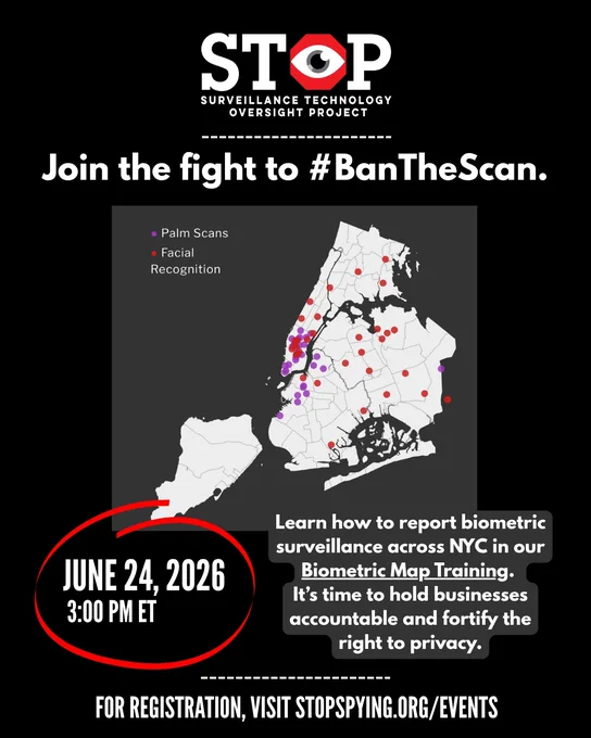 Graphic for Biometric Map Training. Register at link in bio