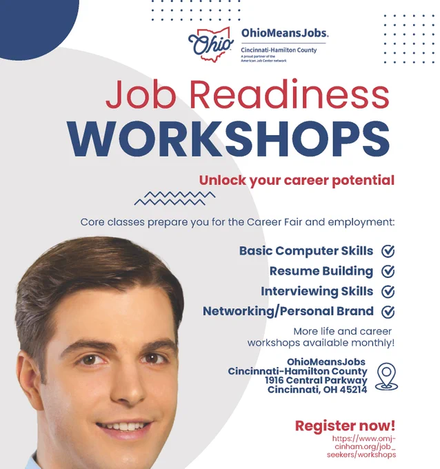A Job Readiness Workshop flyer.