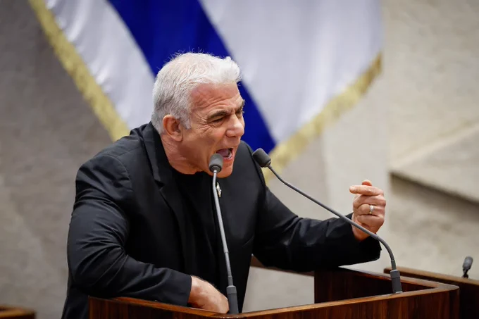 Leader of the Opposition MK Yair Lapid