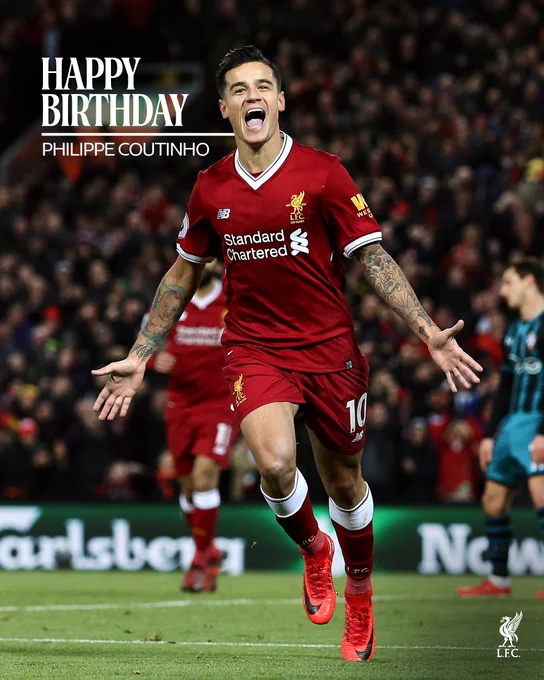 Happy birthday, Philippe Coutinho!