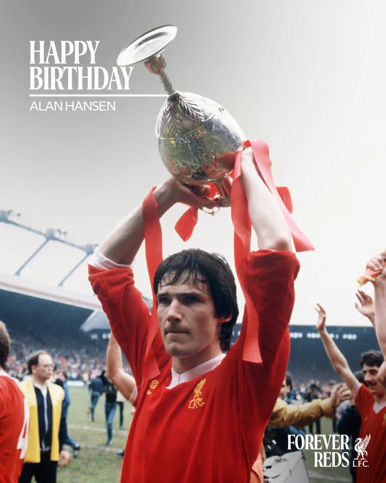 Happy birthday, Alan Hansen!

Forever Reds.