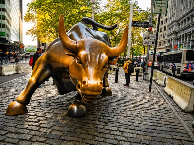Bulle New York Wall Street