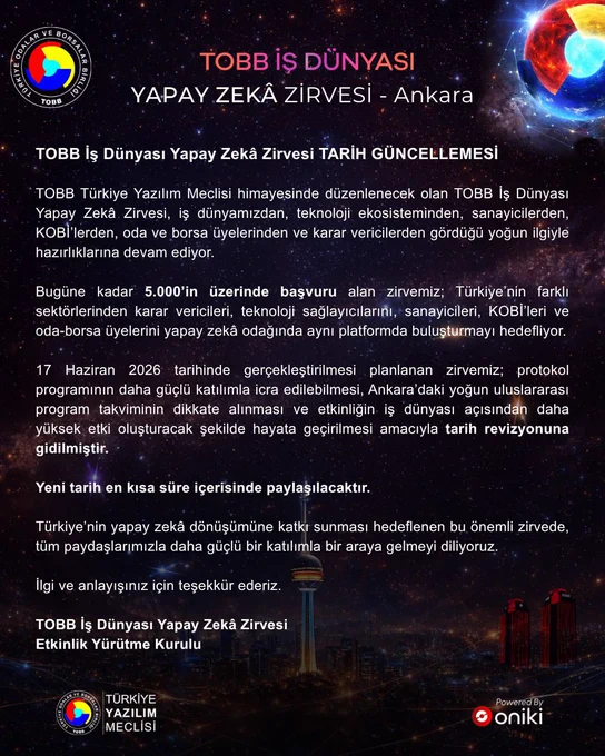 yapay zeka zirvesi