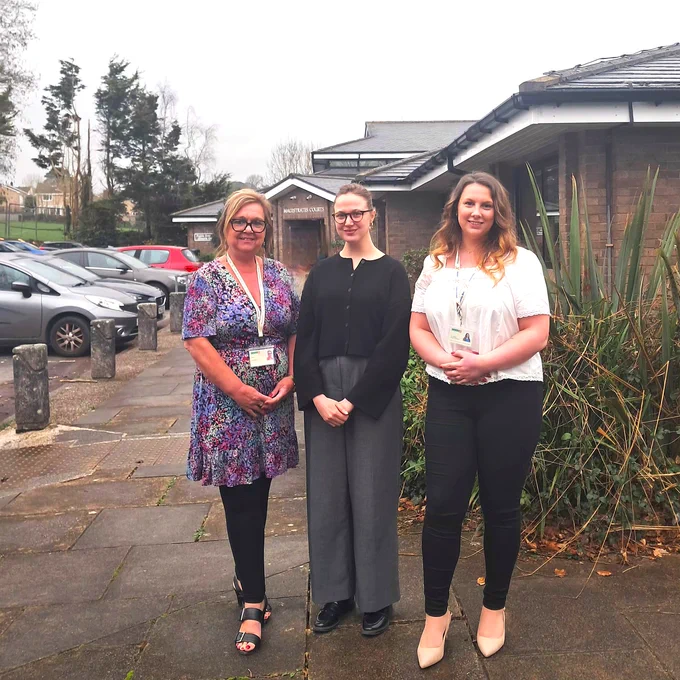 Debbie Mullis, CASS  Coordinator for Cornwall; Hannah Bondi, Policy and Research Officer at the Magistrates' Association; & Cat, Assistant Coordinator and Family Support Worker at Bodmin Magistrates’ Court.