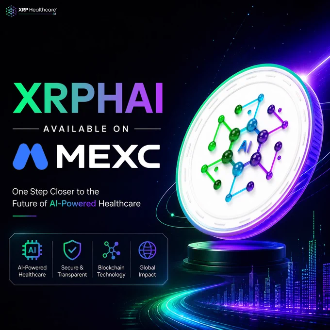 The XRP Healthcare ecosystem now spans:

👥 74,000  users

🏆 85,000  reward-generating health actions

🌍 65  countries

💊 $1.2M  in prescription savings delivered

Built on healthcare engagement. Focused on real-world utility. Designed for long-term growth.

With a verified circulating supply of 100M tokens, $XRPHAI is available on MEXC.