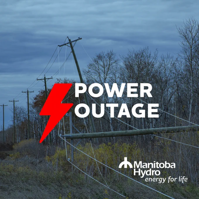 An image with text that says "Power Outage"
