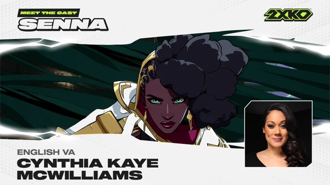 Cynthia Kaye McWilliams is the English voice actor for Senna.