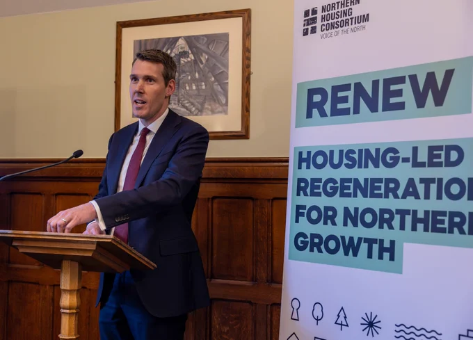 Matthew Pennycook MP, Minister of State for Housing and Planning, speaking at the launch of the Northern Housing Consortium's Renew inquiry interim report.