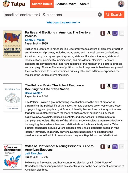 talpa search results for "practical context for U.S. elections"