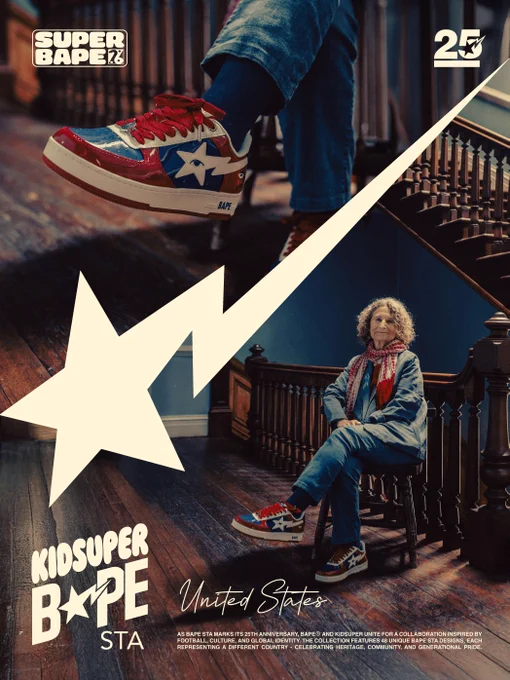 KidSuper's Massive Bape Sta Collection Releases Tomorrow