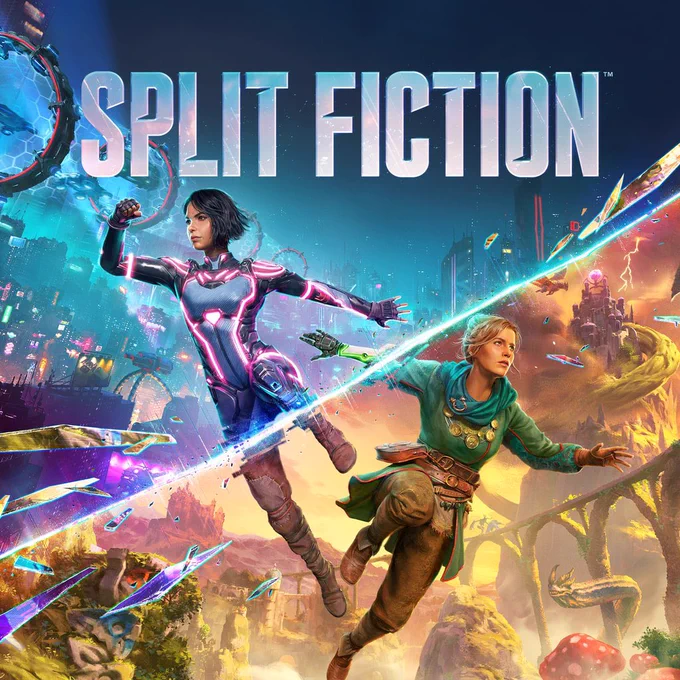 Vivez des moments inoubliables en parcourant les différents mondes de Split Fiction, un jeu d'aventure en coopération, imaginé par le studio ayant créé It Takes Two, qui repousse les limites du genre. Rencontrez Mio et Zoé, deux scénaristes aux profils contrastés qui se retrouvent prises au piège dans leurs propres histoires après avoir été happées au sein d'une machine conçue pour voler leurs idées créatives. Elles pourront uniquement compter l'une sur l'autre pour en réchapper tout en collaborant pour maîtriser diverses capacités et relever des défis variés dans des mondes fascinants de science-fiction et de fantasy, imbriqués dans une histoire d'amitié inattendue.