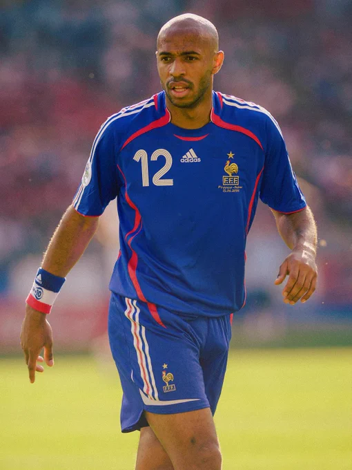 Thierry Henry in action for France.