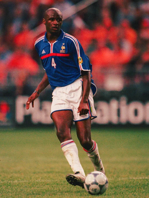 Patrick Vieira in action for France.