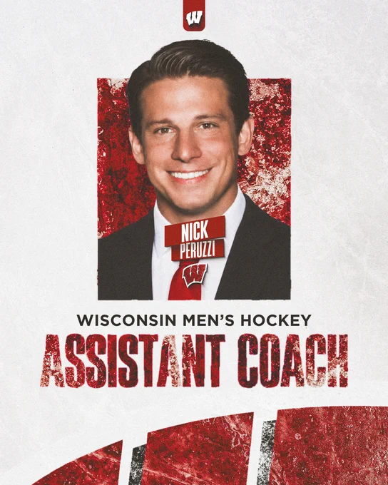 Assistant men's hockey coach Nick Peruzzi
