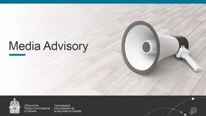 Media advisory.