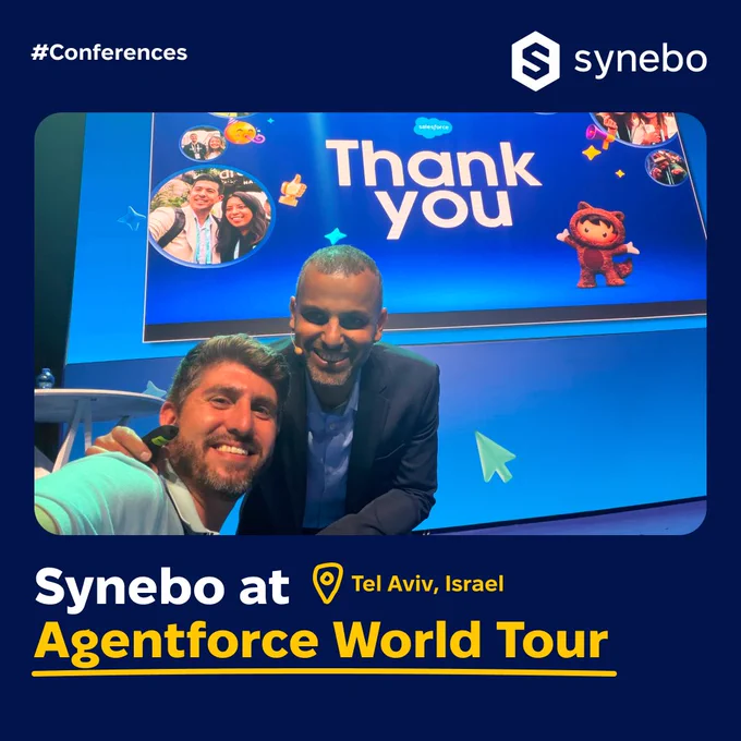 Synebo at Agentforce World Tour in Tel Aviv!