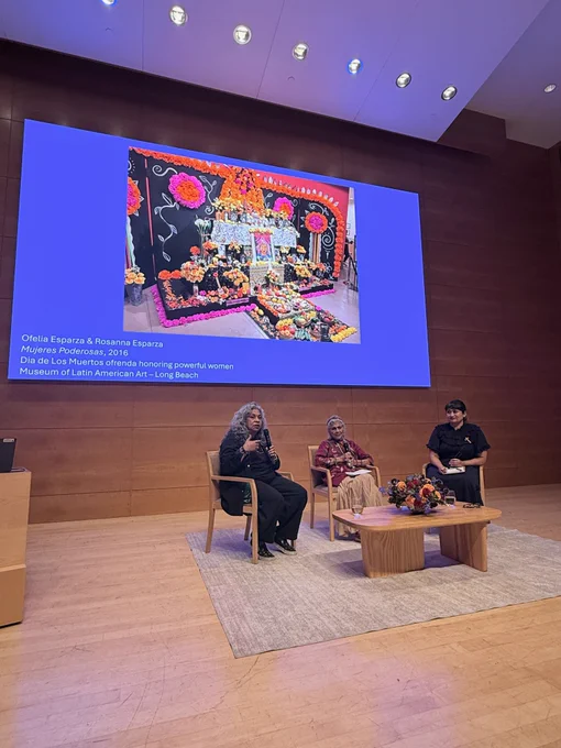 Rosanna and Ofelia Esparza in conversation with Laleña Vellanoweth
