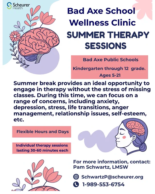 Scheurer Health Summer Therapy Sessions