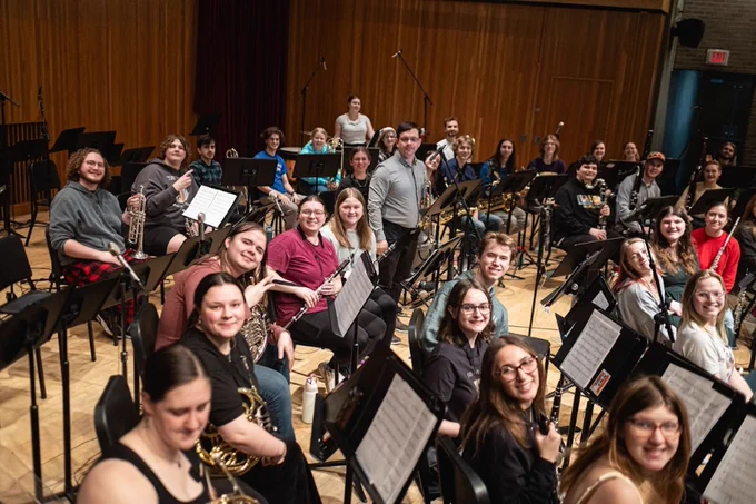 UWSP's symphonic wind ensemble