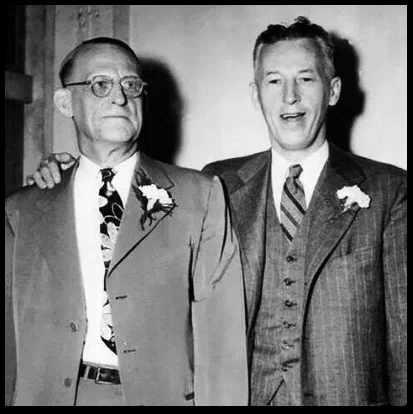 Photograph of Alcoholics Anonymous founders: Dr Robert Holbrook Smith, or ‘Dr Bob’, (left) and Bill Wilson, ‘Bill W’ (right) (1930s)