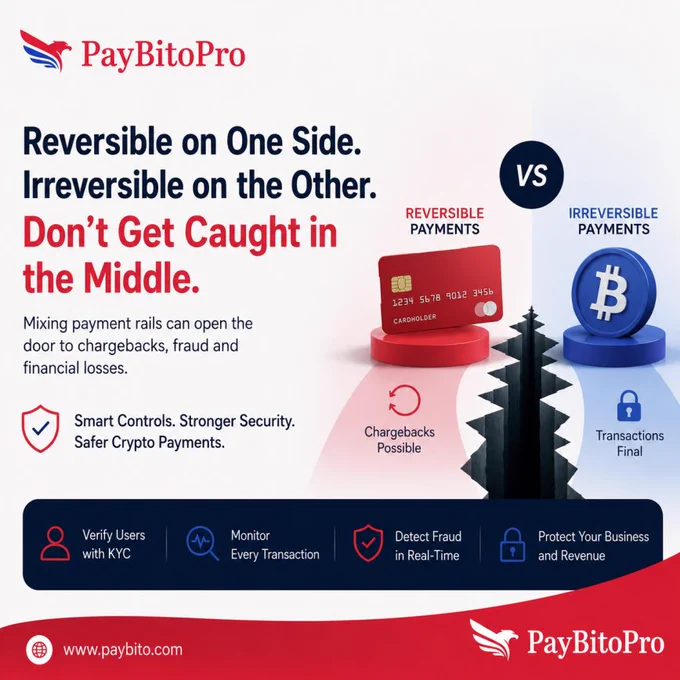 reversible vs irreversible crypto rails