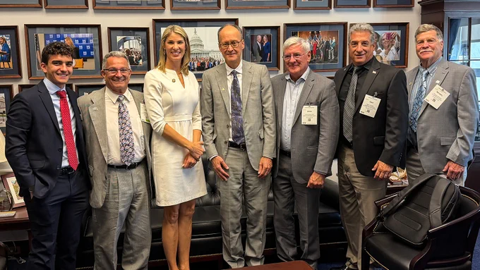Rep. Lori Trahan (D-MA) (third from left)