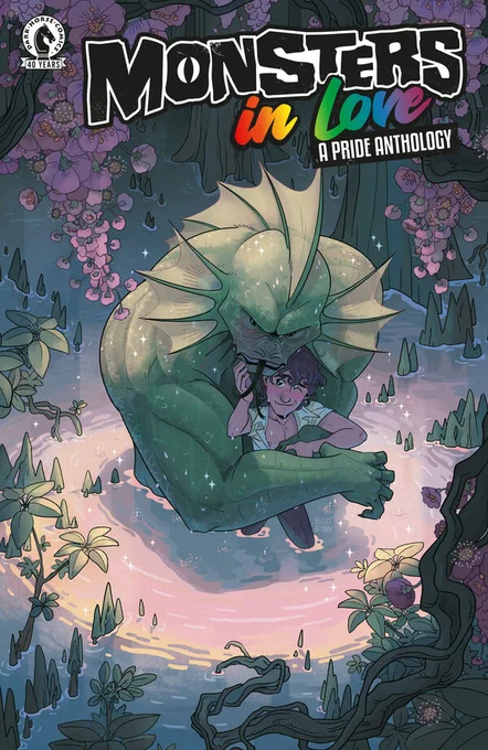 Variant cover of Monsters in Love: A Pride Anthology, illustrated by Ryan Sigh