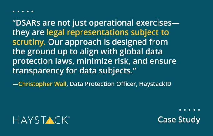 Privacy compliance is no longer a one-off operational task. It requires scalable processes, experienced professionals, and technology designed to support defensible outcomes.