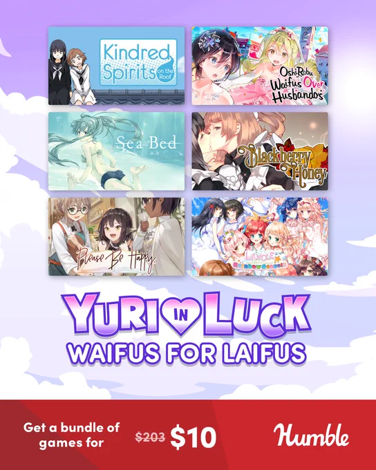 Yuri in Luck: Waifus for Laifus | Humble Bundle