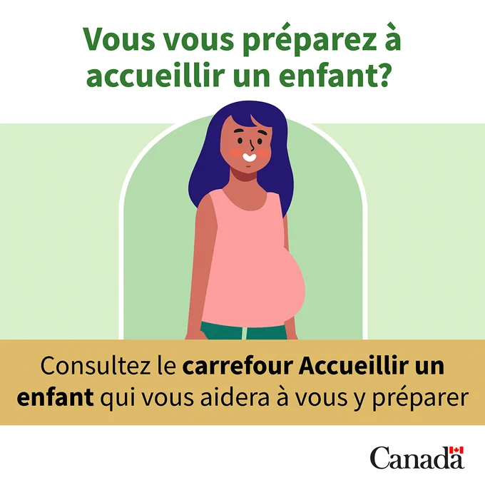 Vous vous préparez à accueillir un enfant?

Consultez le carrefour Accueillir un enfant qui vous aidera à vous y préparer. 

Une personne enceinte qui sourit.
