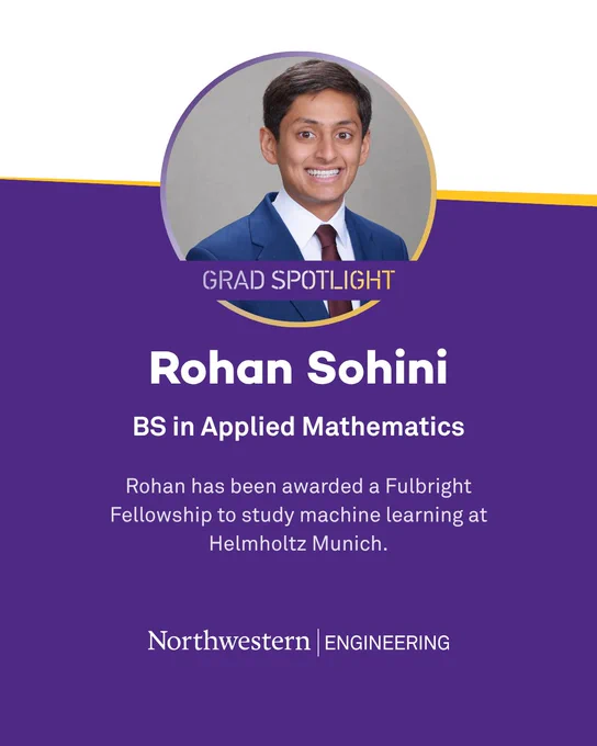 Rohan Sohini turned applied math into a pathway to biology\u2014now he\u2019s Fulbright-bound to study RNA expression before heading to med school and a career in computational healthcare.