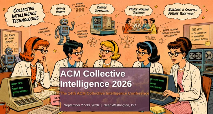 flyer for the collective intelligence conference